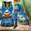 Los Angeles Chargers Women's Hollow Out Tank Top + Legging JT34
