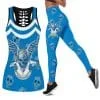 Los Angeles Chargers Women's Hollow Out Tank Top + Legging TK41