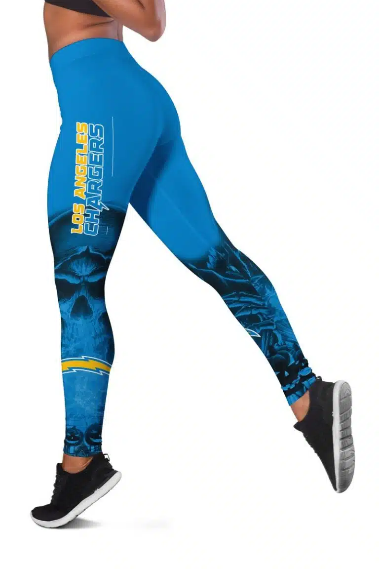 Los Angeles Chargers Women's Hollow Out Tank Top + Legging MG76 - Image 3