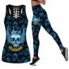 Los Angeles Chargers Women's Hollow Out Tank Top + Legging HC31