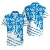 Combo Los Angeles Chargers Button-Up Shirt & Men Shorts LH31