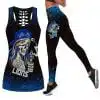Detroit Lions Women's Hollow Out Tank Top + Legging OY41