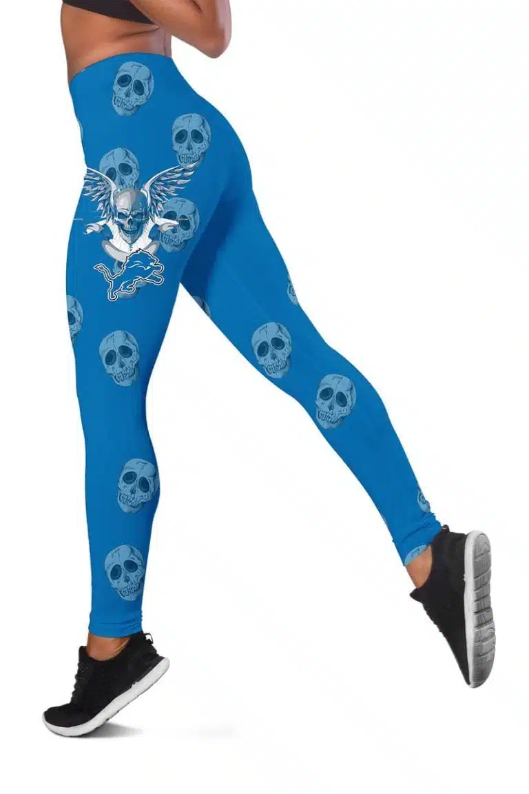 Detroit Lions Women's Hollow Out Tank Top + Legging UT61 - Image 3