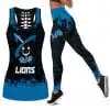 Detroit Lions Women's Hollow Out Tank Top + Legging EY83
