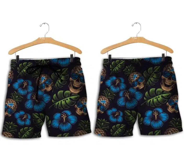 Combo Detroit Lions Button-Up Shirt & Men Shorts UR71 - Image 2