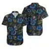 Combo Detroit Lions Button-Up Shirt & Men Shorts UR71
