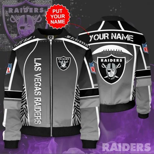 Las Vegas Raiders Bomber Jacket LW85