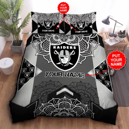 Las Vegas Raiders Bedding Set VW89