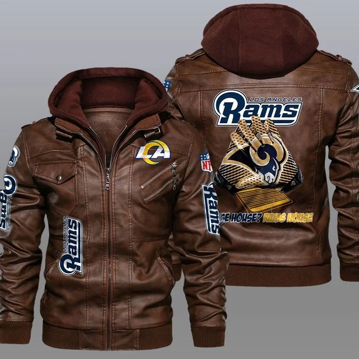 Los Angeles Rams Leather Jacket TR86 - Image 2