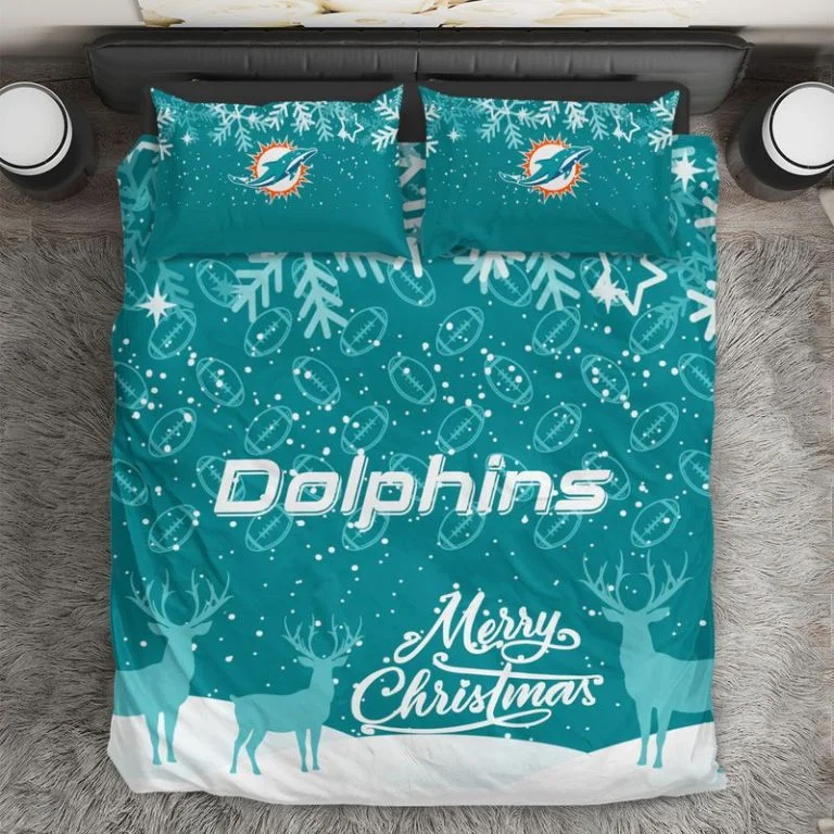 Miami Dolphins Bedding Set LG71