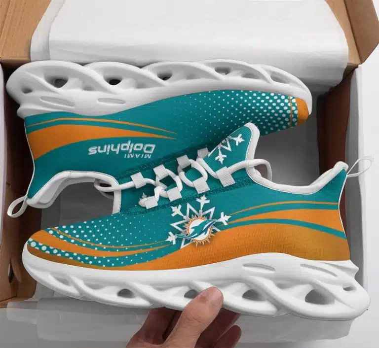 Miami Dolphins Clunky Sneakers KU71 - Image 2