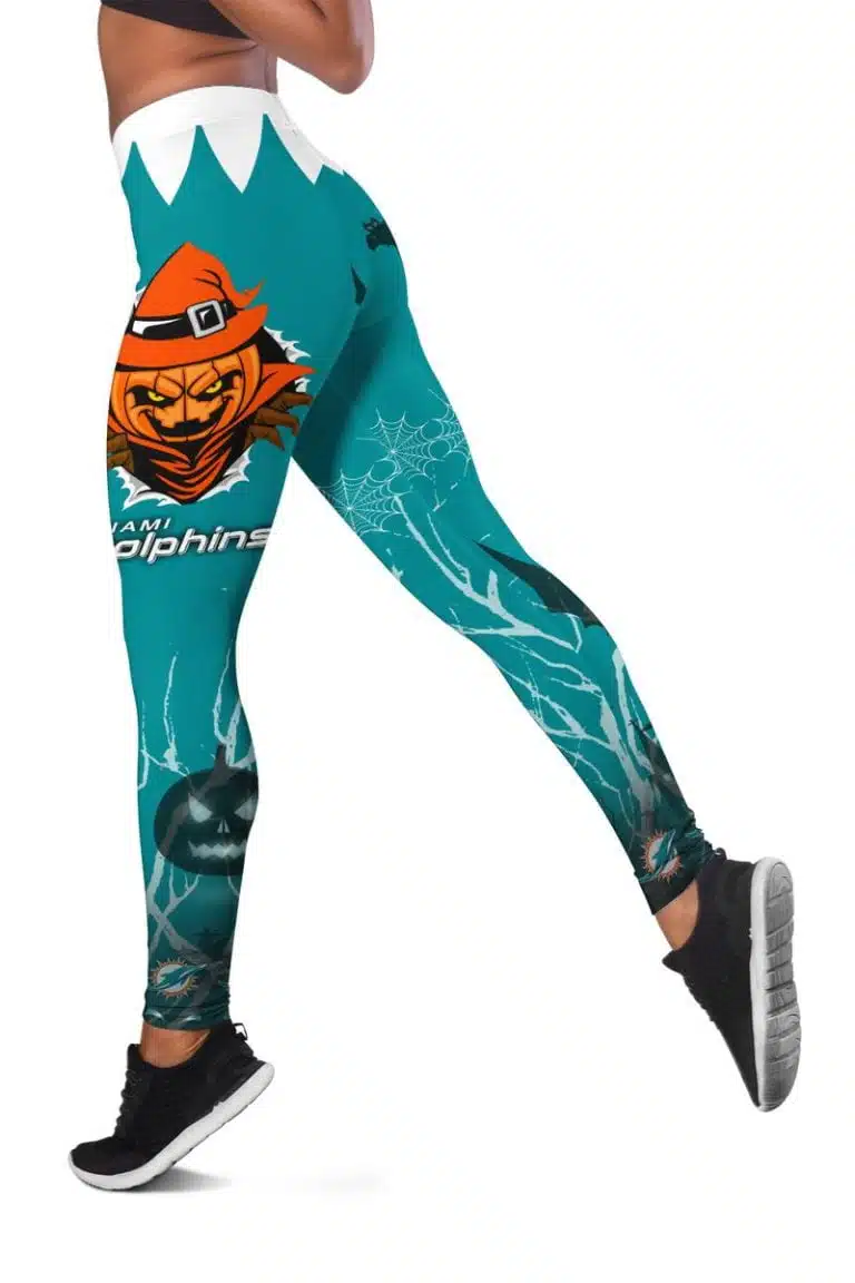 Miami Dolphins Women's Hollow Out Tank Top + Legging RL56 - Image 3