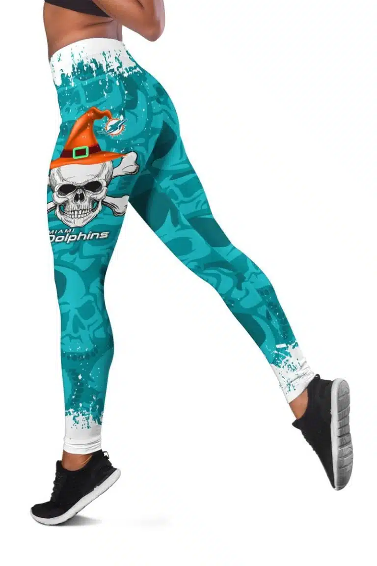 Miami Dolphins Women's Hollow Out Tank Top + Legging RL36 - Image 3