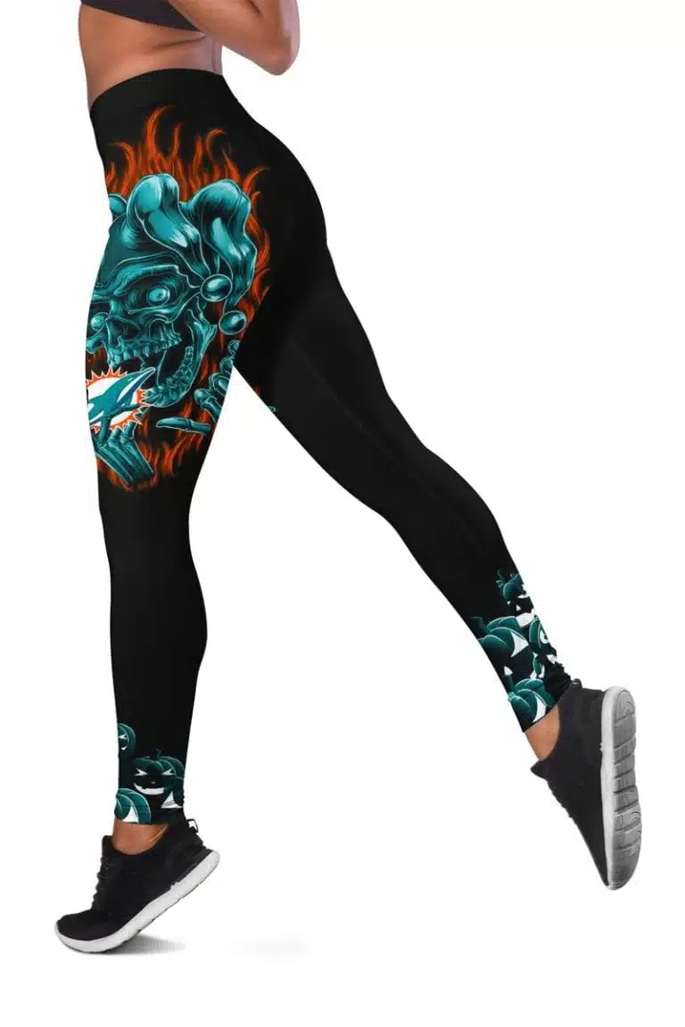 Miami Dolphins Women's Hollow Out Tank Top + Legging RL56 - Image 3