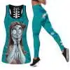 Miami Dolphins Women's Hollow Out Tank Top + Legging EI19