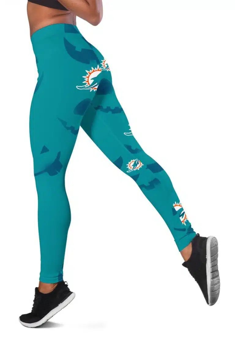 Miami Dolphins Women's Hollow Out Tank Top + Legging EI19 - Image 3