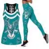 Miami Dolphins Women's Hollow Out Tank Top + Legging WI23