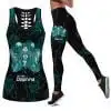 Miami Dolphins Women's Hollow Out Tank Top + Legging PW33