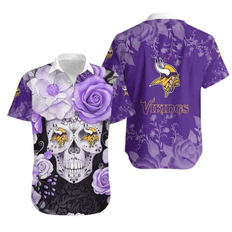 Minnesota Vikings Button-Up Shirt IF67