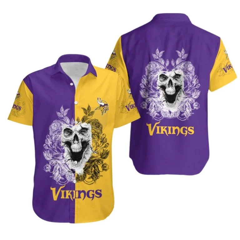 Minnesota Vikings Button-Up Shirt KS13