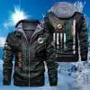 Miami Dolphins Leather Jacket RO39