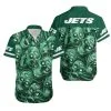 Combo New York Jets Button-Up Shirt & Men Shorts IT28