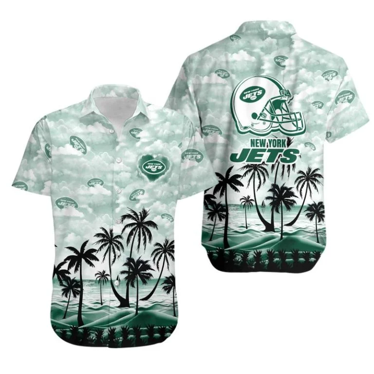 New York Jets Button-Up Shirt KY22