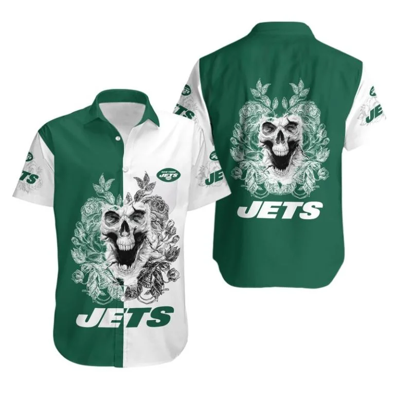 New York Jets Button-Up Shirt IT86