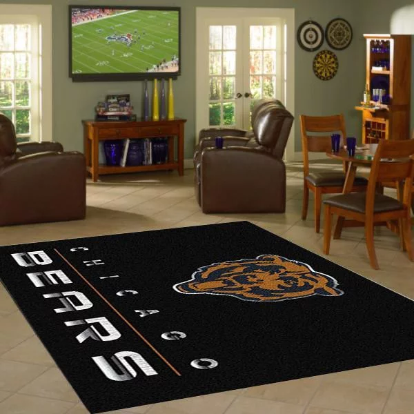 Chicago Bears Chrome Area Rug - Image 2