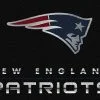 New England Patriots Chrome Area Rug