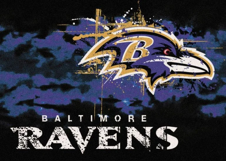 Baltimore Ravens Fade Rug