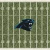 Carolina Panthers Football Field Rug