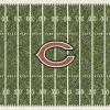 Chicago Bears Football Field Rug
