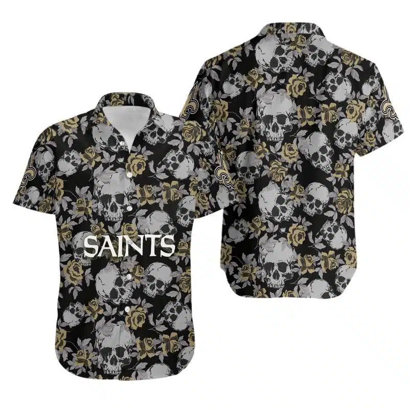 Combo New Orleans Saints Button-Up Shirt & Men Shorts TK13
