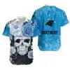 Carolina Panthers Button-Up Shirt JT71