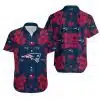 Combo New England Patriots Button-Up Shirt & Men Shorts AH52