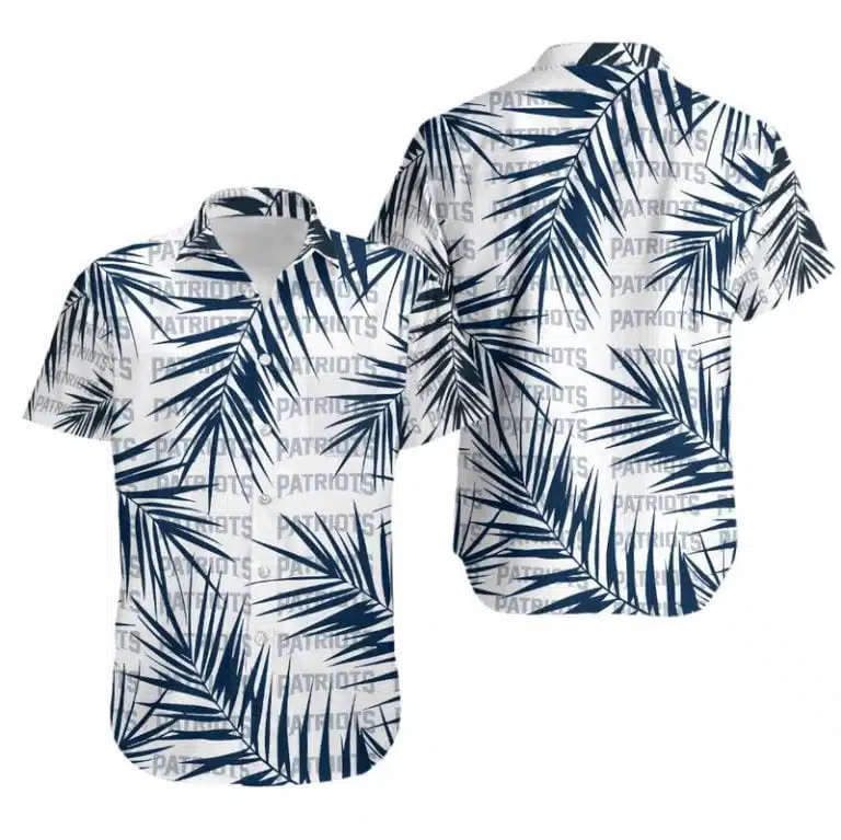 Combo New England Patriots Button-Up Shirt & Men Shorts VF56