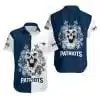 New England Patriots Button-Up Shirt KG31