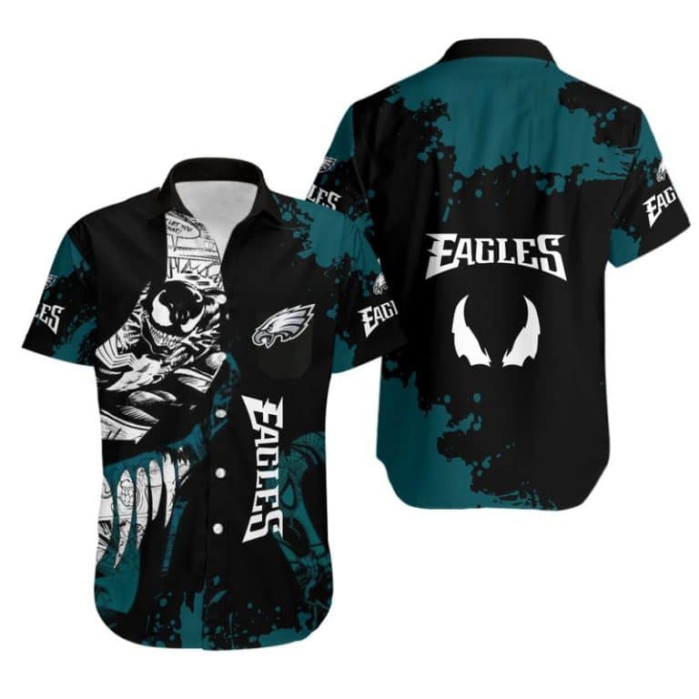 Philadelphia Eagles Button-Up Shirt YD86