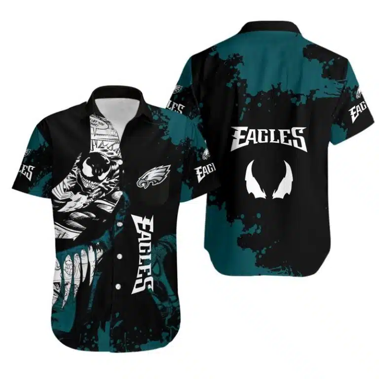 Philadelphia Eagles Button-Up Shirt YD86