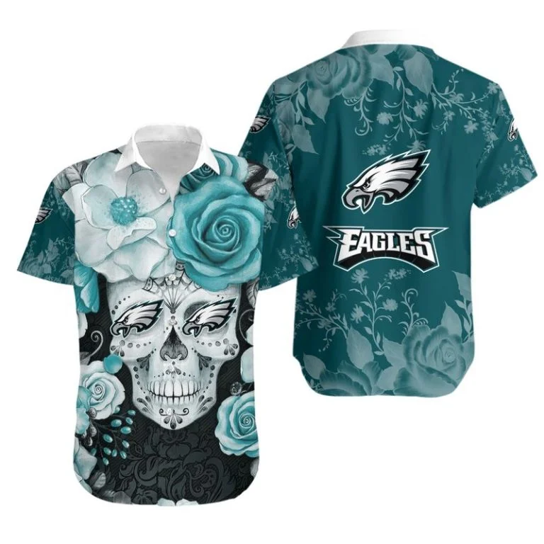 Philadelphia Eagles Button-Up Shirt VJ14
