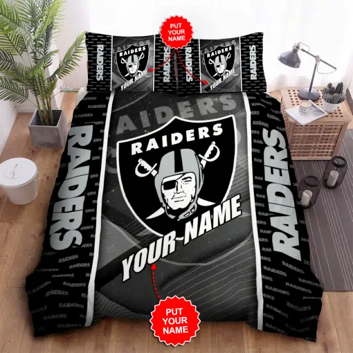 Las Vegas Raiders Bedding Set SG71