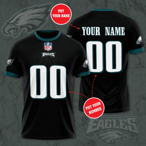 Custom Your Name Philadelphia Eagles XW31