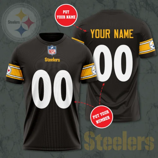 Custom Your Name Pittsburgh Steelers QT91