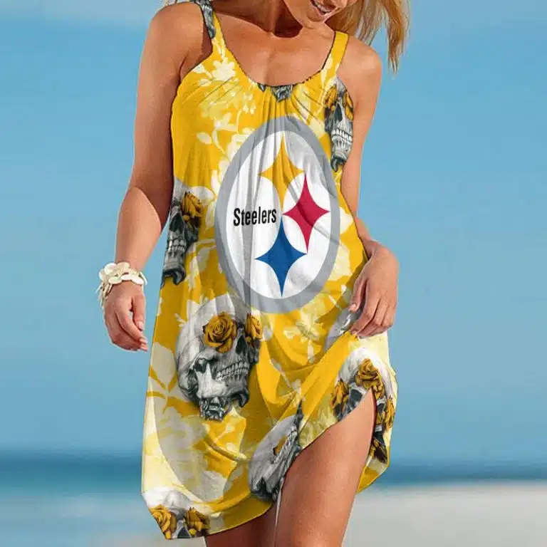 Pittsburgh Steelers Beach Dress Summer JG74