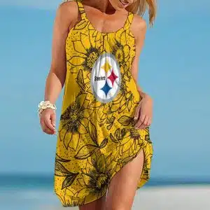 Pittsburgh Steelers Beach Dress Summer RL67