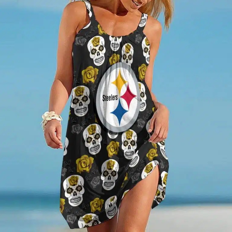 Pittsburgh Steelers Beach Dress Summer EY64