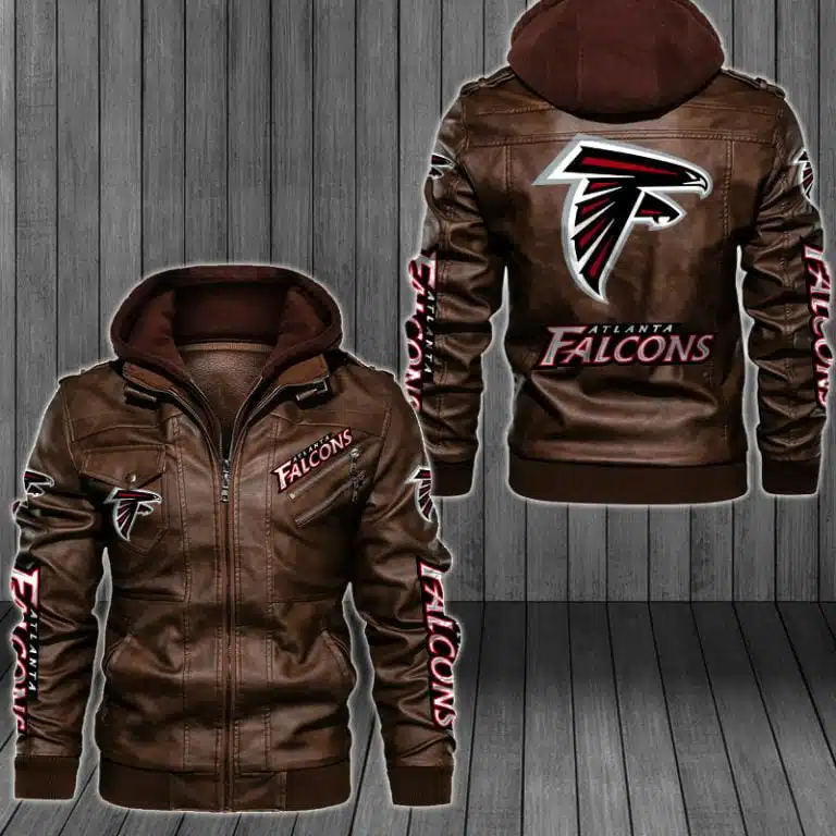 Atlanta Falcons Leather Jacket YC13 - Image 2