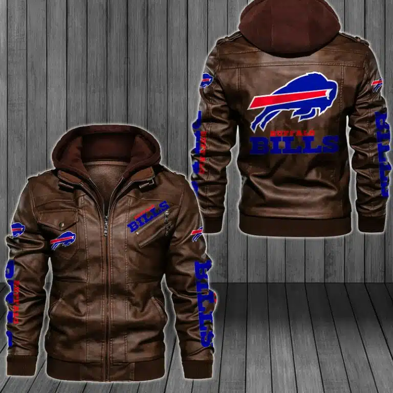 Buffalo Bills Leather Jacket BF27 - Image 2