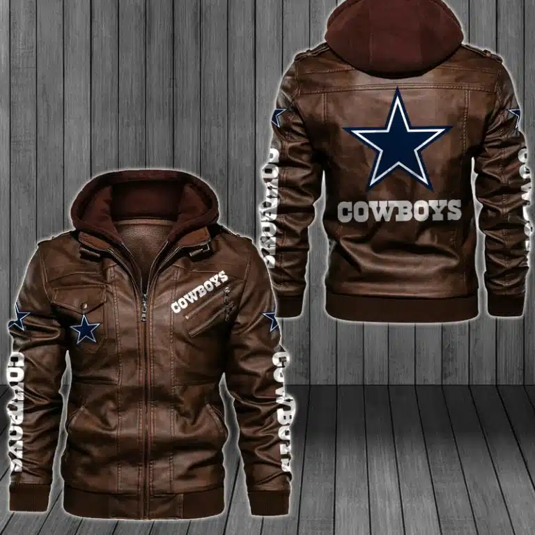 Dallas Cowboys Leather Jacket IO17 - Image 2